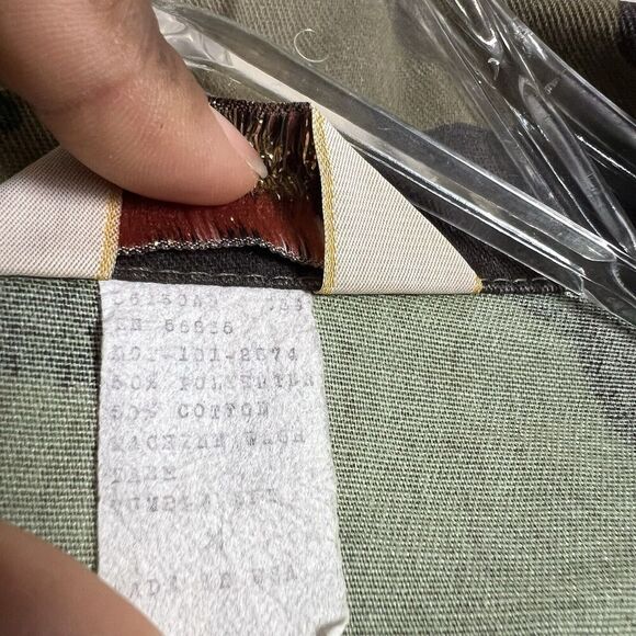 Vintage Cabelas Shirt Jacket Adult Large Camouflage 80s 90s Camo Green Pockets - Picture 4 of 5